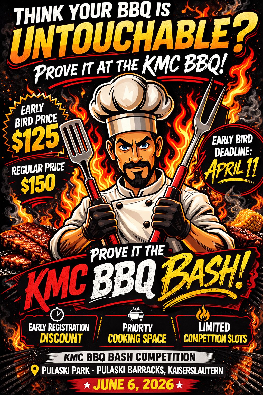 ***EARLY BIRD*** BBQ BASH Competitors (ends 20 April 2026)